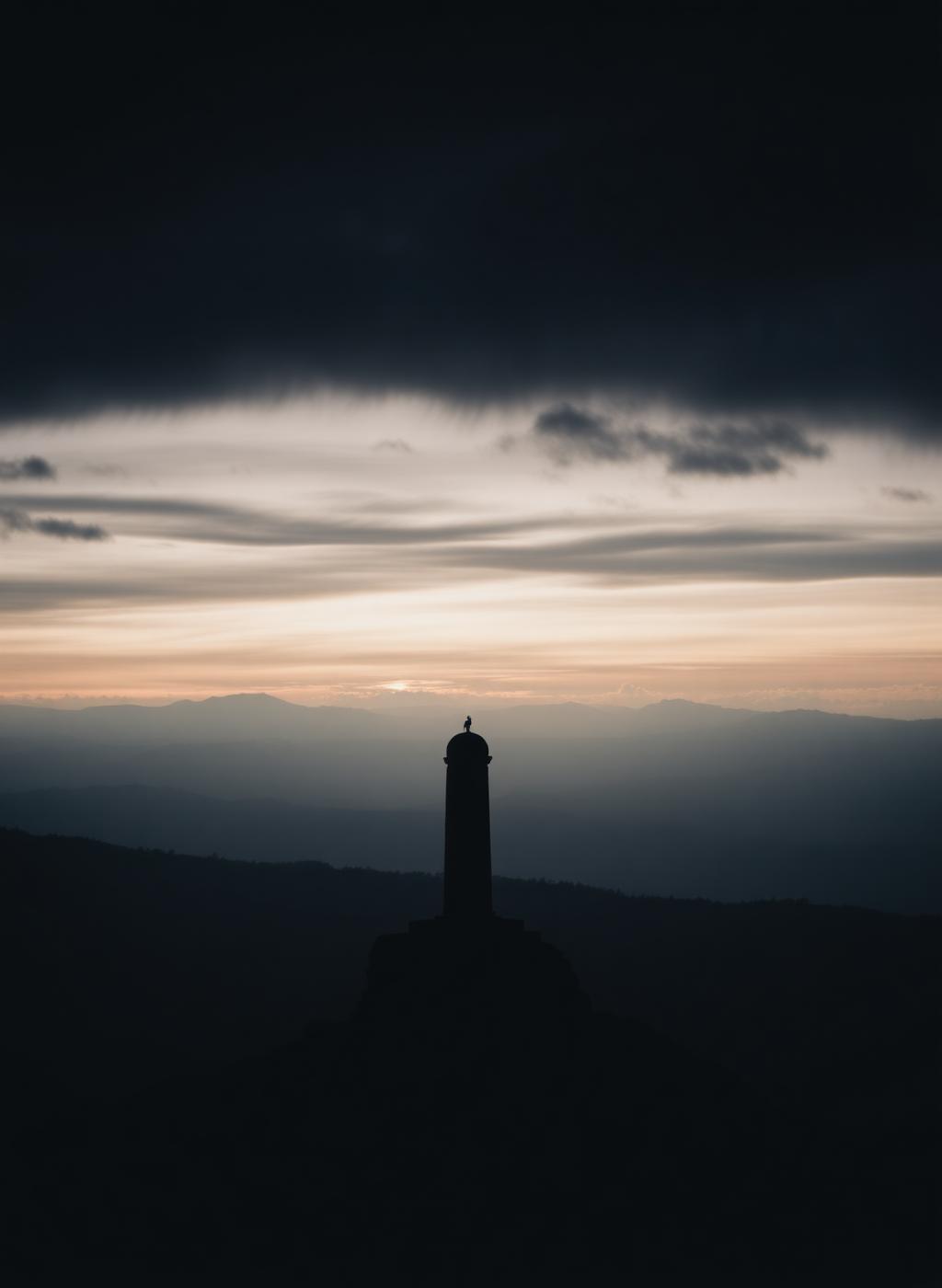Above the cloud sea at Buzludzha.