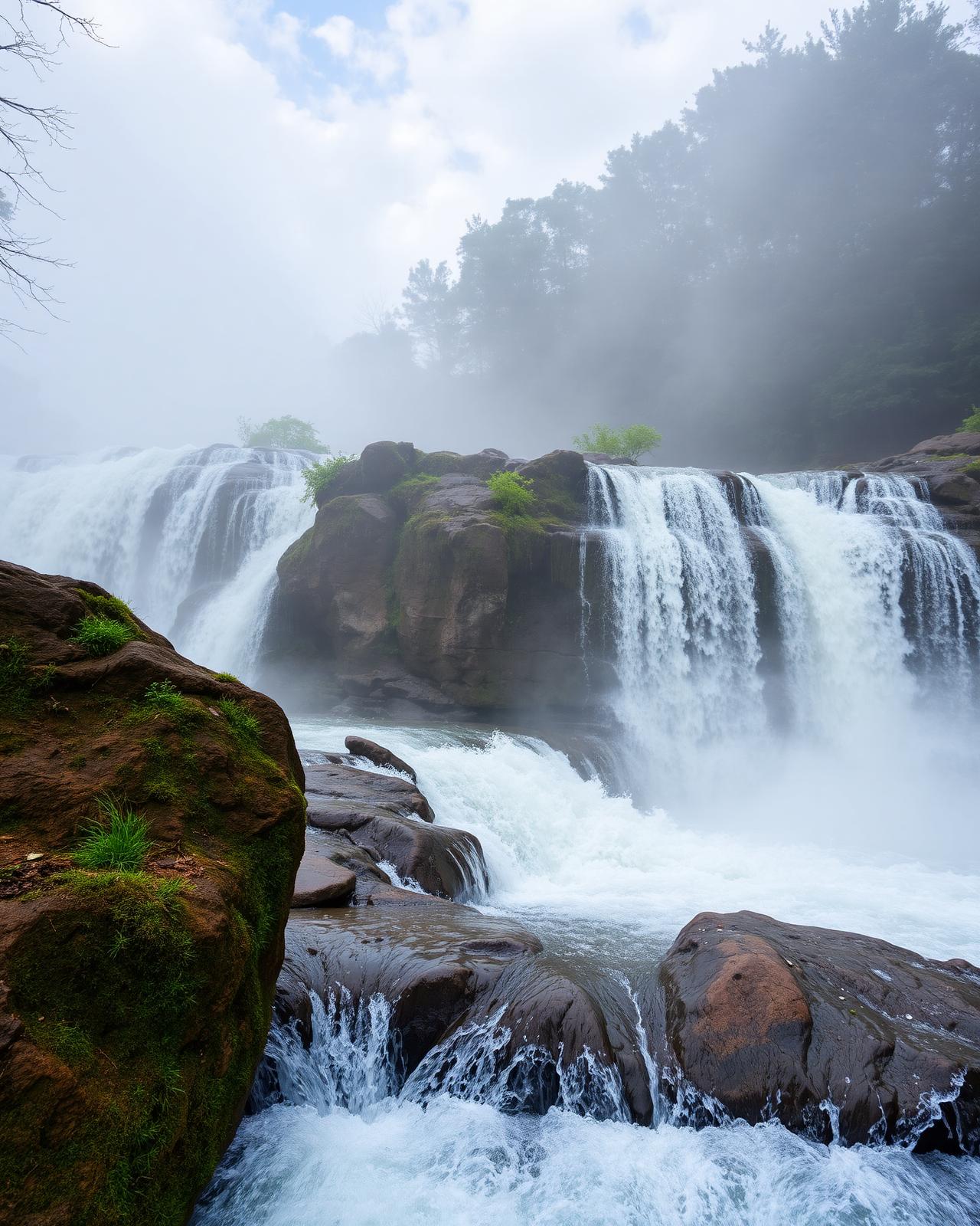Waterfalls Running Full