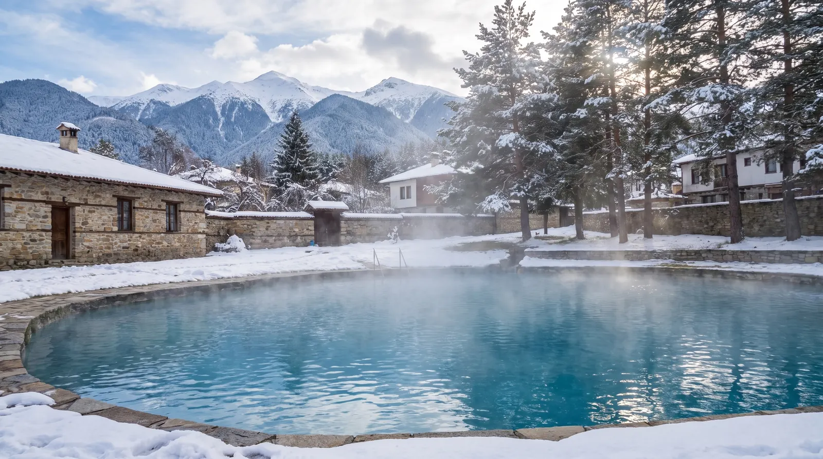 Village of Banya mineral pools (Razlog)
